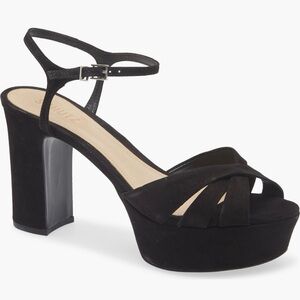NWOT SCHUTZ Keefa Black Platform Heels